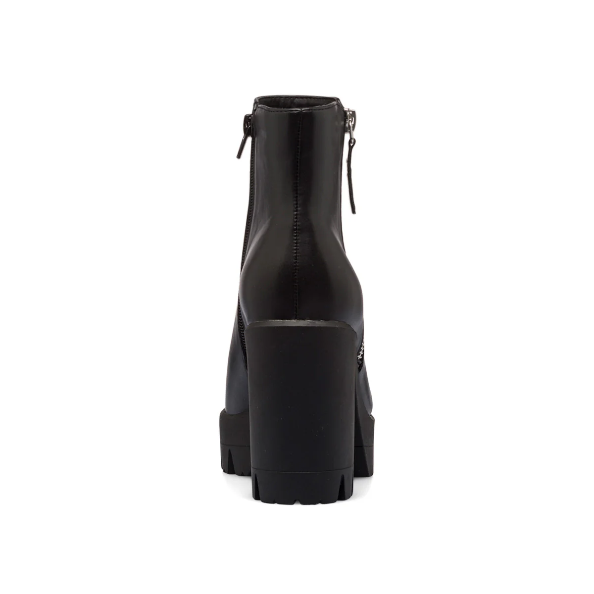 Stivaletti neri da donna con suola carrarmato e tacco 11 cm Lora Ferres - Image 4