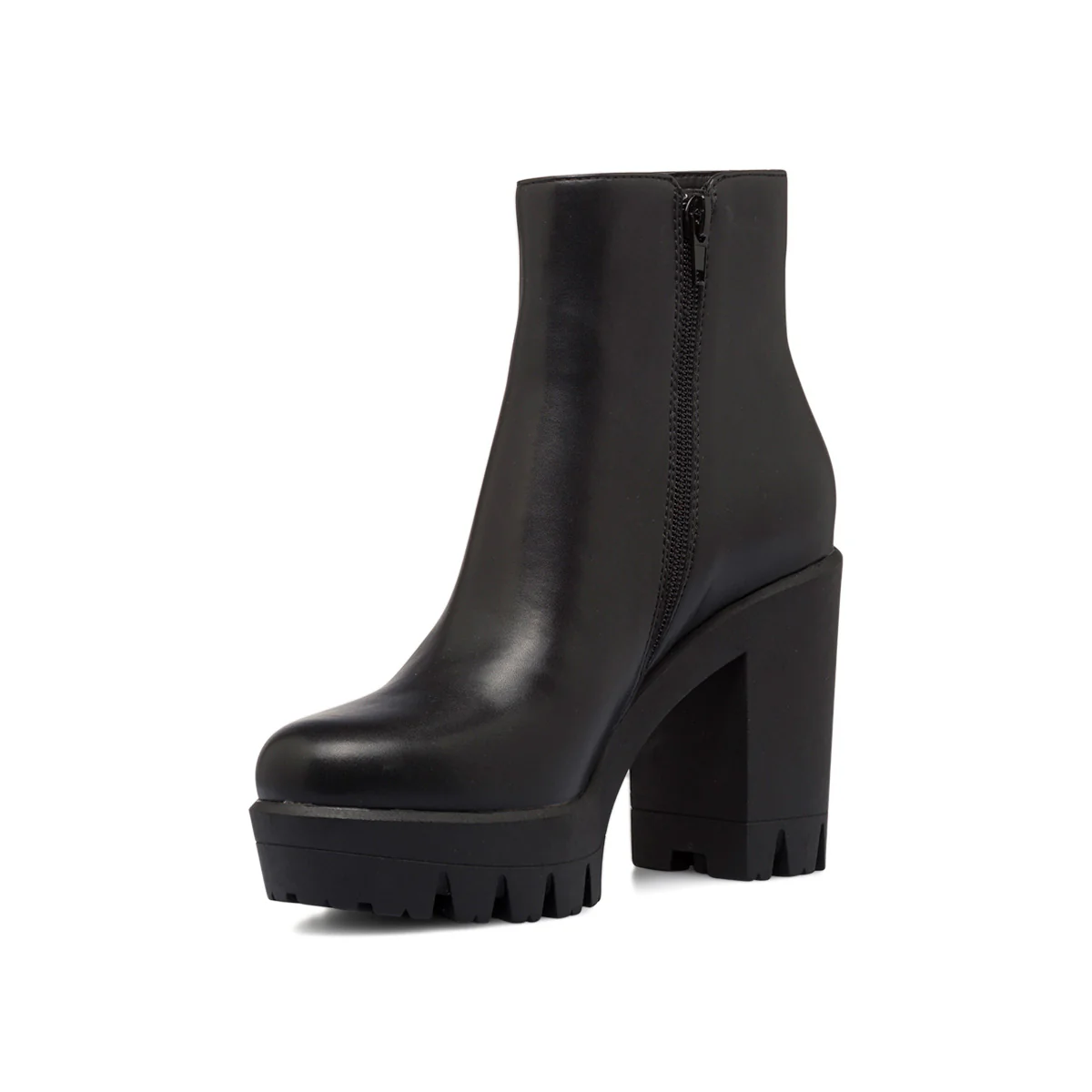 Stivaletti neri da donna con suola carrarmato e tacco 11 cm Lora Ferres - Image 5