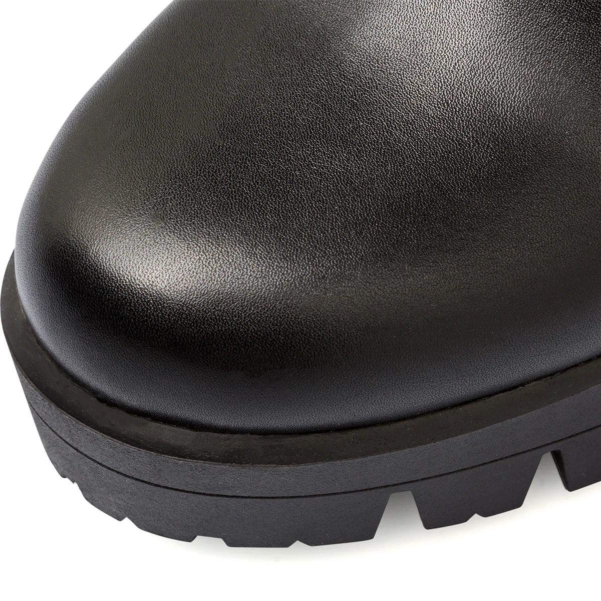 Stivaletti neri da donna con suola chunky e tacco a blocco 10 cm Lora Ferres - Image 6