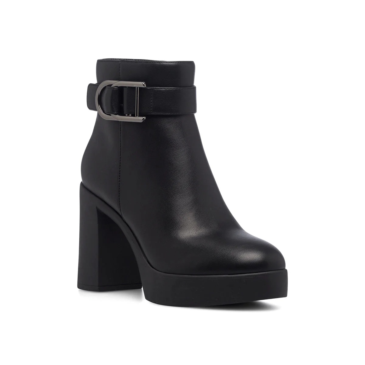 Stivaletti neri da donna con tacco 10 cm e morsetto Swish Jeans - Image 2