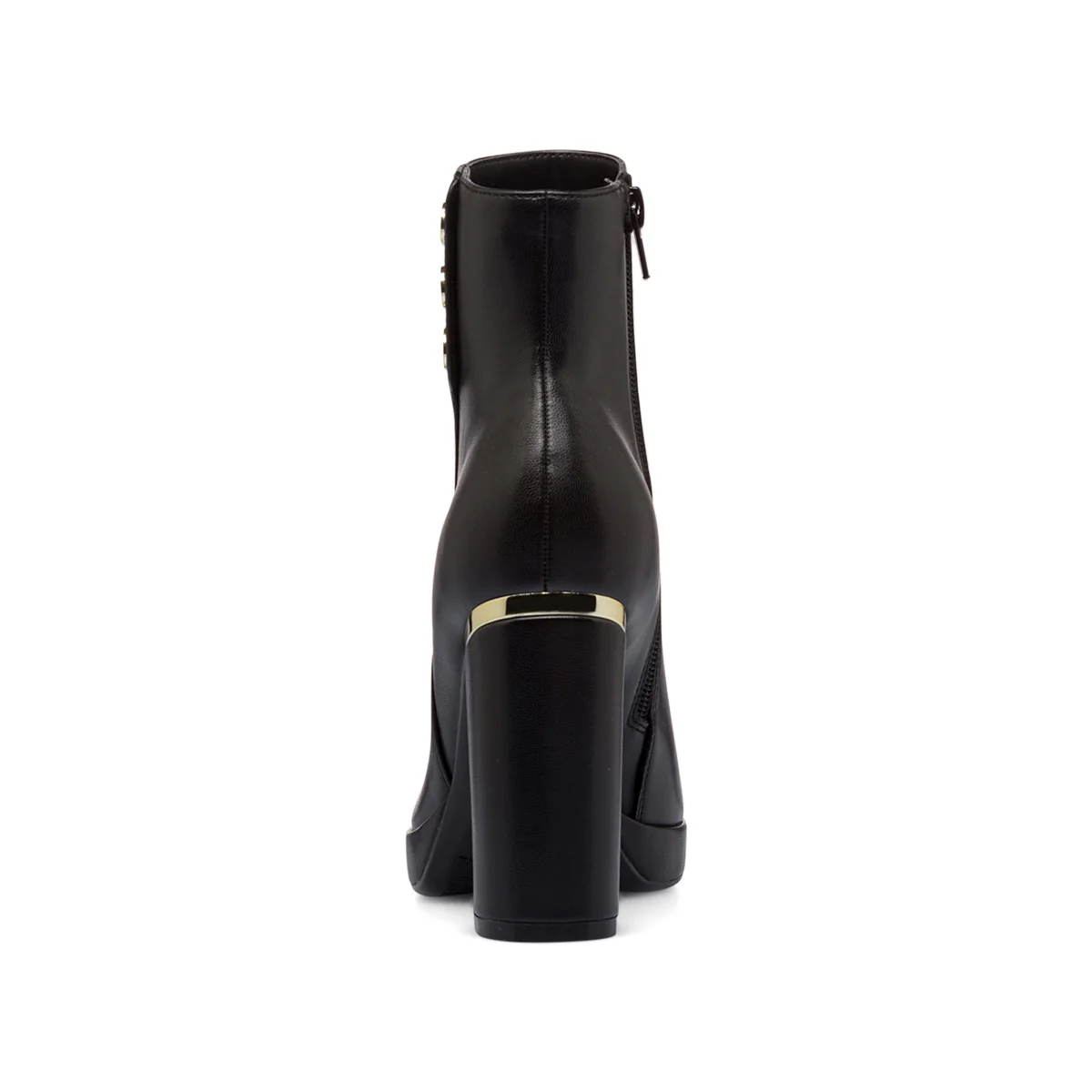 Stivaletti neri da donna con tacco 11 cm e dettagli dorati Lora Ferres - Image 4