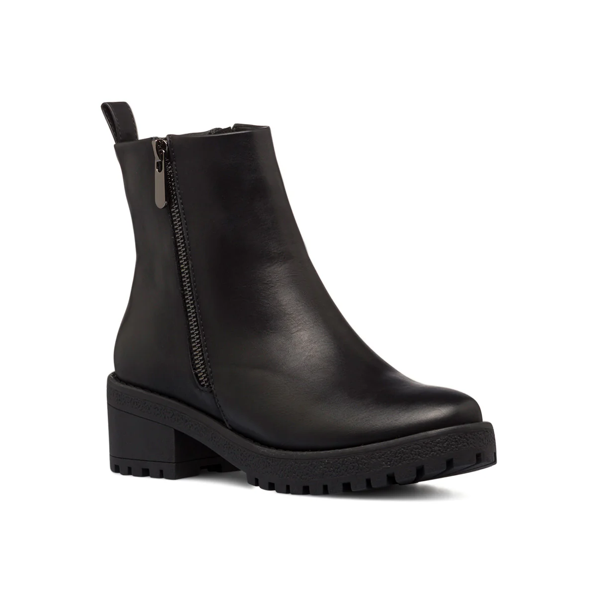 Stivaletti neri da donna con tacco 6 cm e doppia zip Lora Ferres - Image 2
