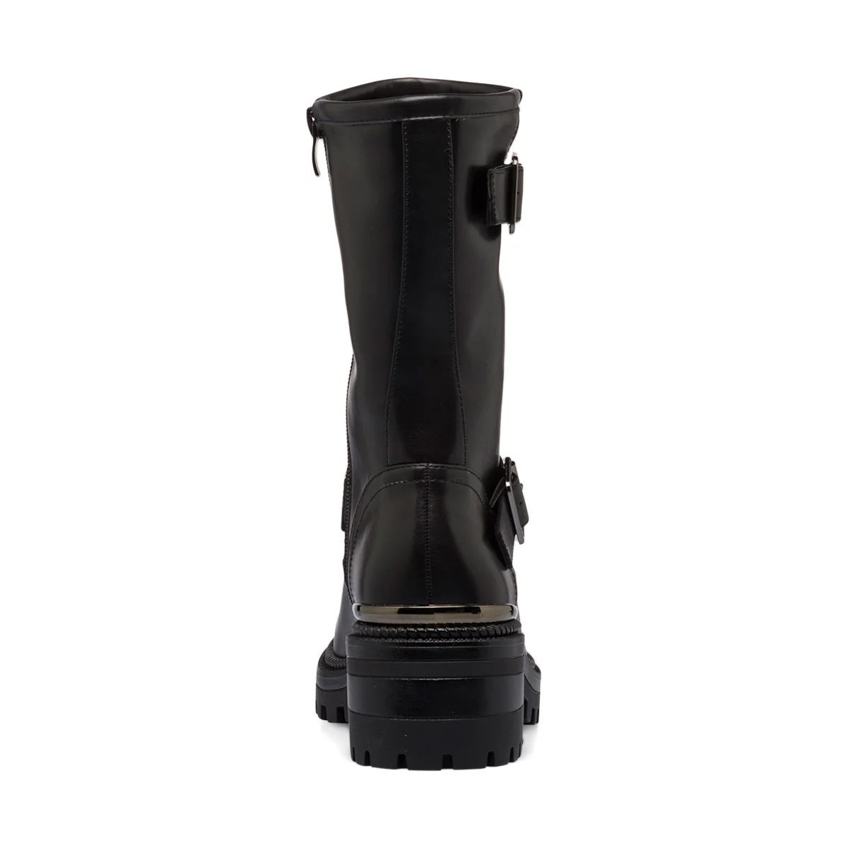 Stivaletti neri da donna con tacco 6 cm e fibbie Lora Ferres - Image 4