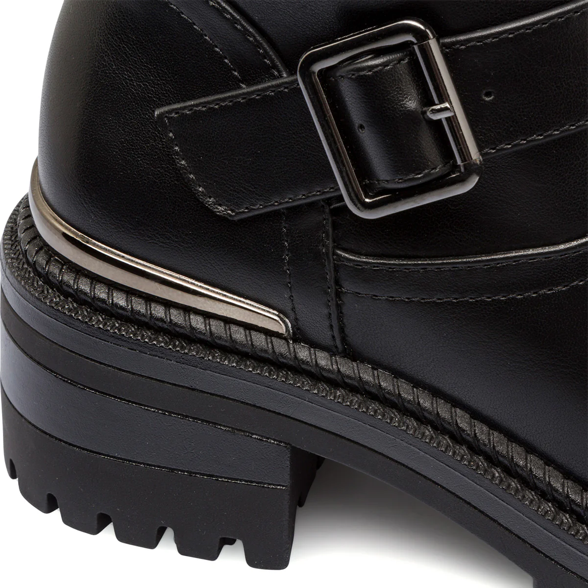 Stivaletti neri da donna con tacco 6 cm e fibbie Lora Ferres - Image 7