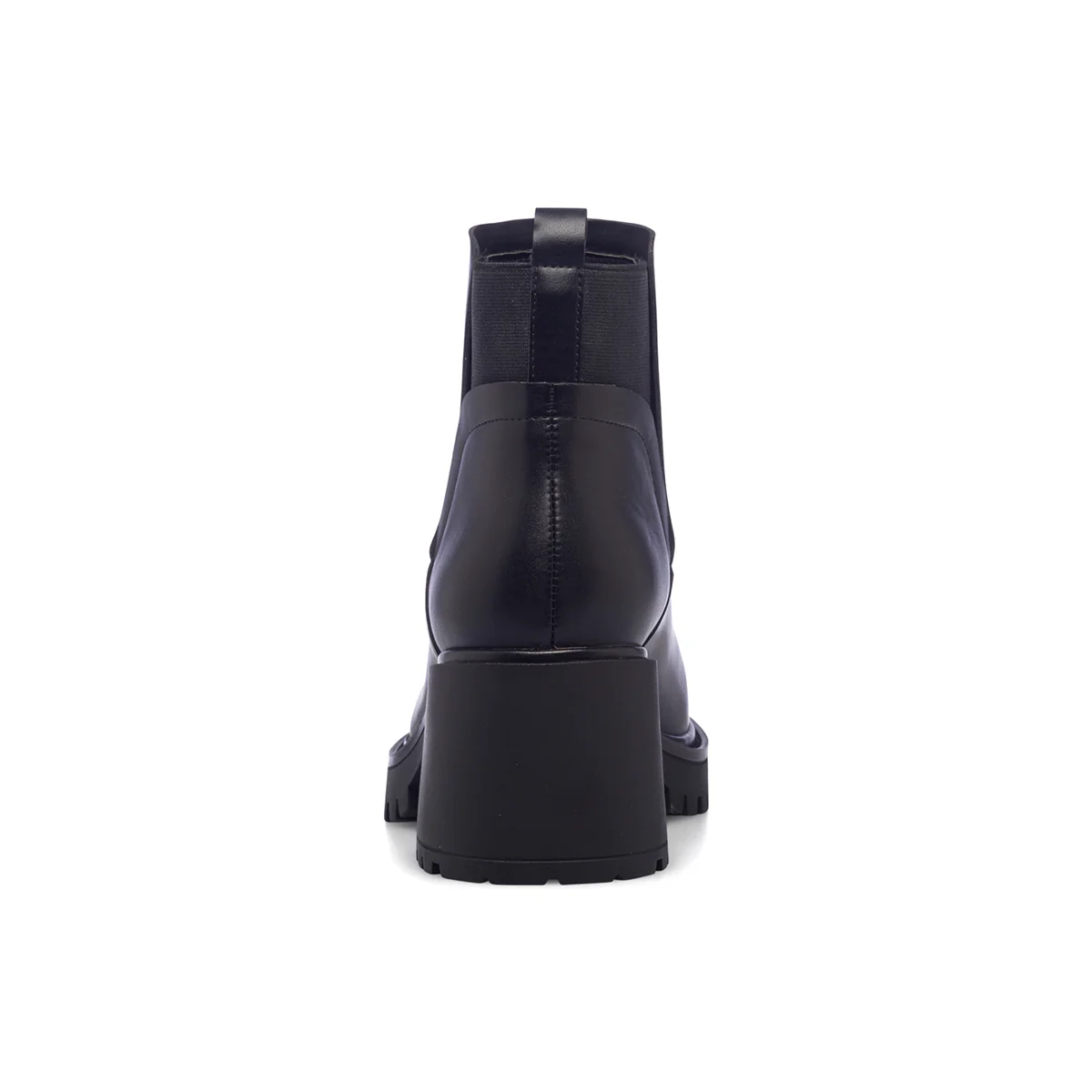 Stivaletti neri da donna con tacco 6 cm e inserto elastico Lora Ferres - Image 4