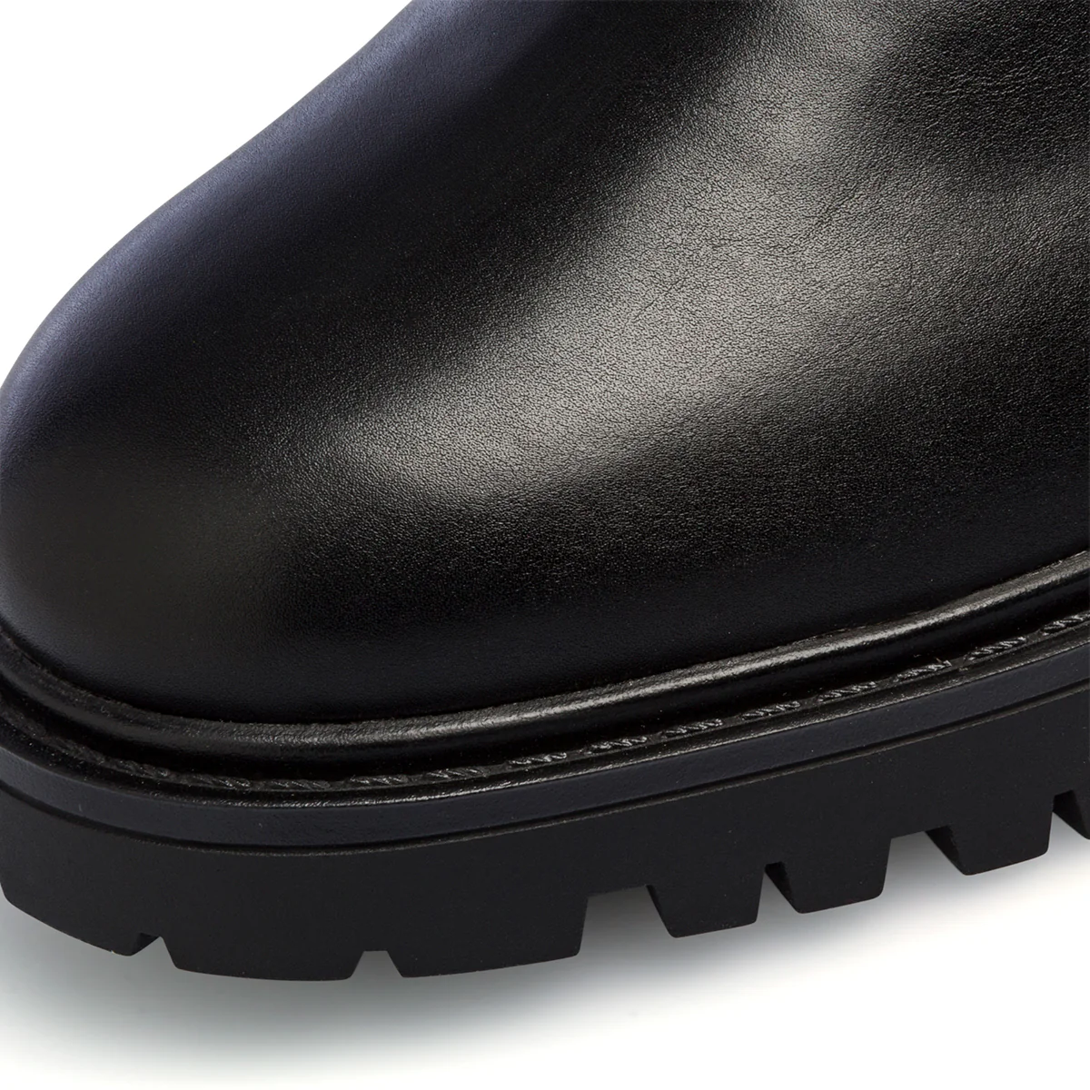 Stivaletti neri da donna con tacco 6 cm e inserto elastico Lora Ferres - Image 5