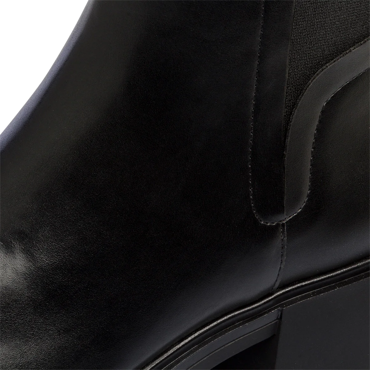 Stivaletti neri da donna con tacco 6 cm e inserto elastico Lora Ferres - Image 6