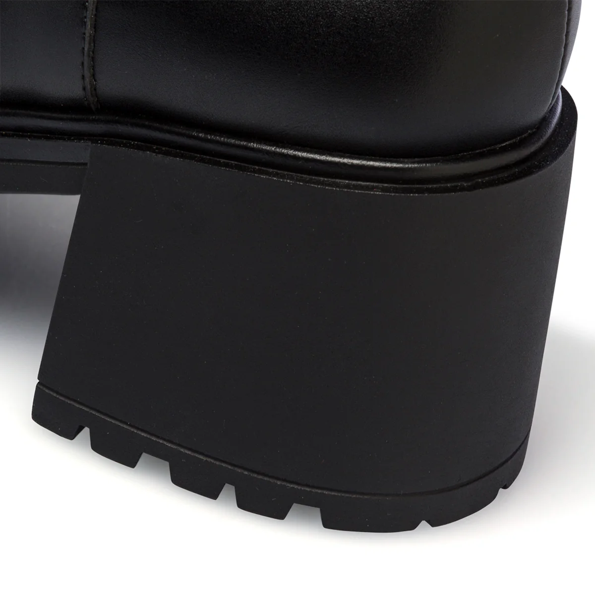 Stivaletti neri da donna con tacco 6 cm e inserto elastico Lora Ferres - Image 7