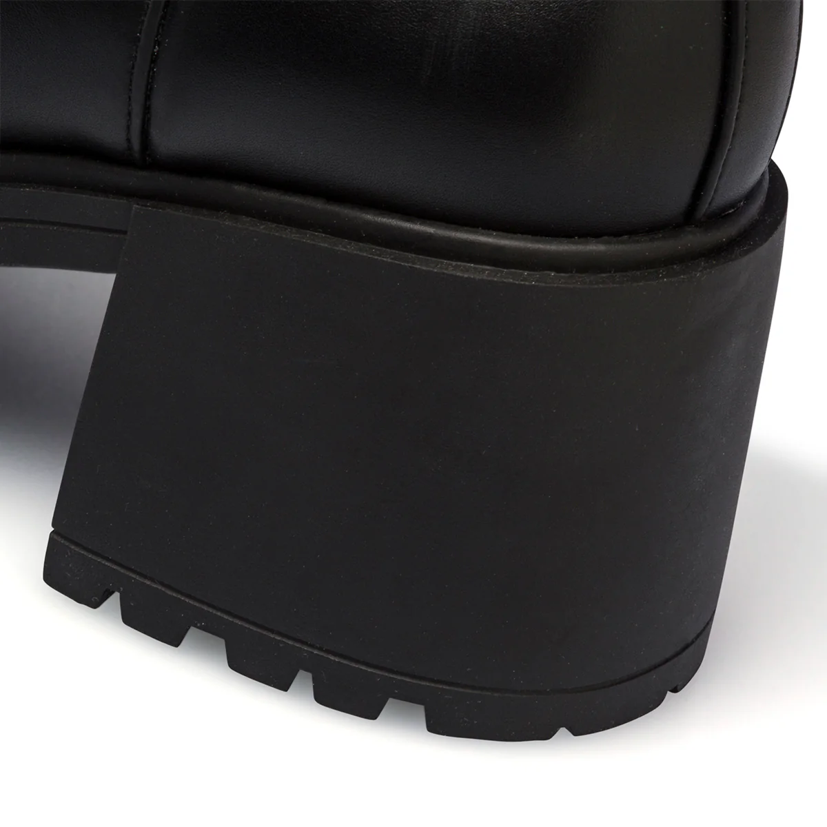 Stivaletti neri da donna con tacco 6 cm e maxi-catena Lora Ferres - Image 17