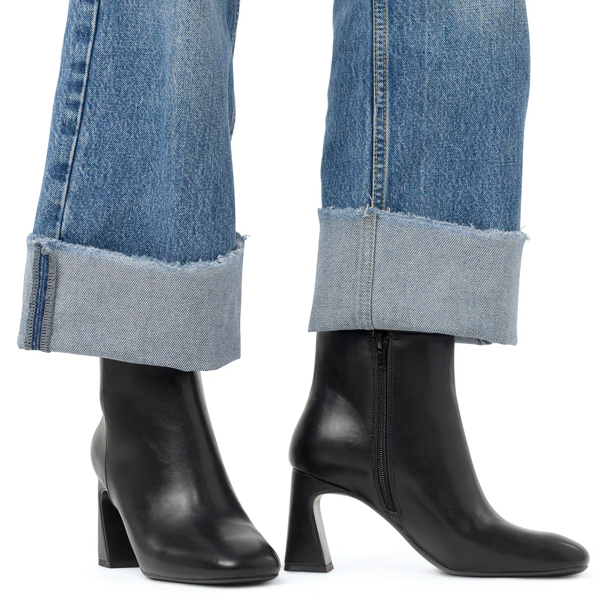 Stivaletti neri da Donna con tacco 7,5 cm Swish Jeans