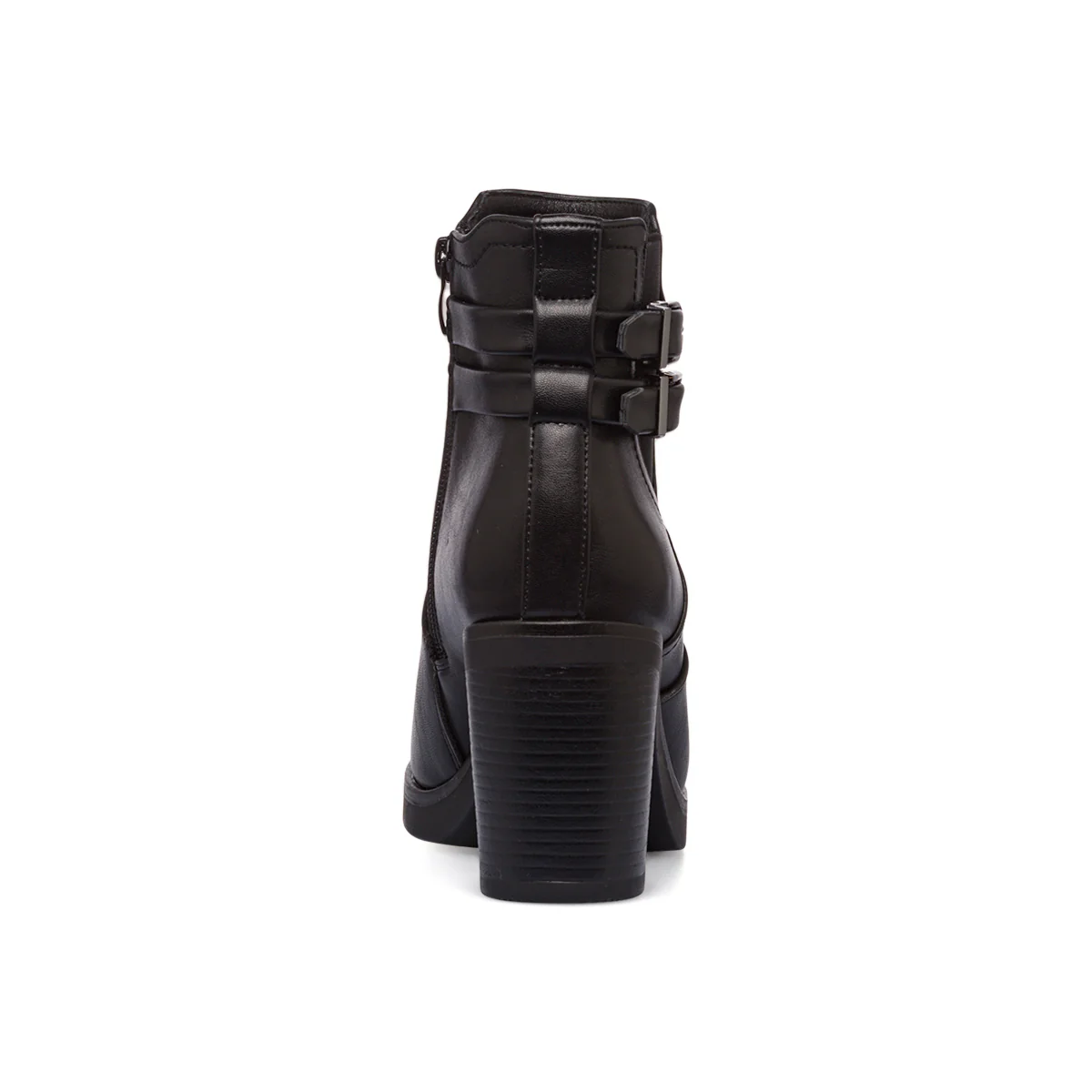 Stivaletti neri da donna con tacco 8,5 cm e fibbie Lora Ferres - Image 4