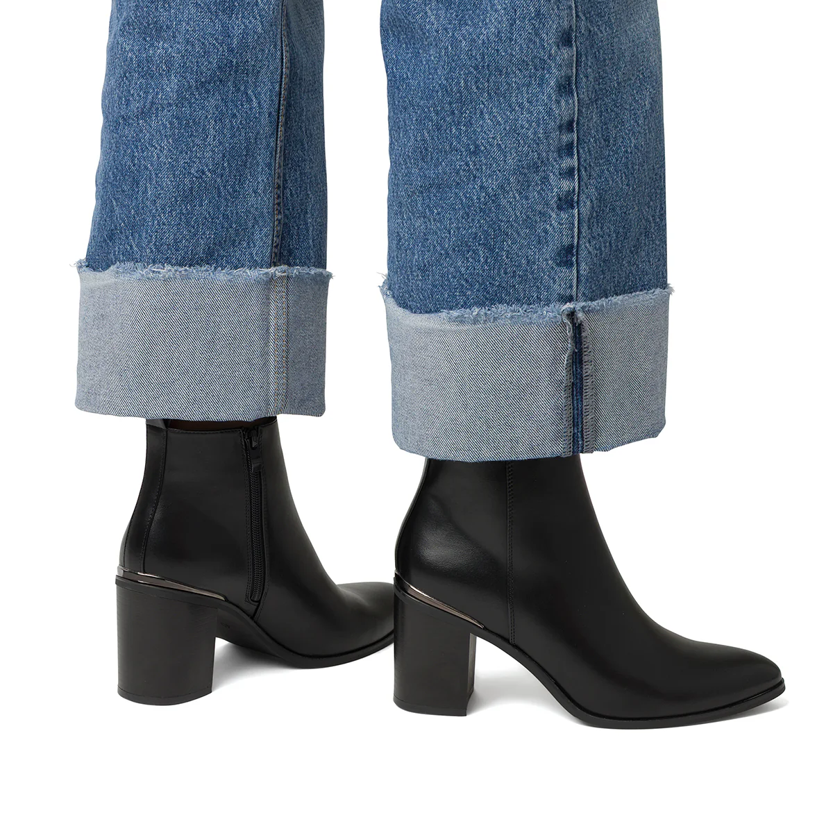 Stivaletti neri da Donna con tacco 8 cm Swish Jeans - Image 3