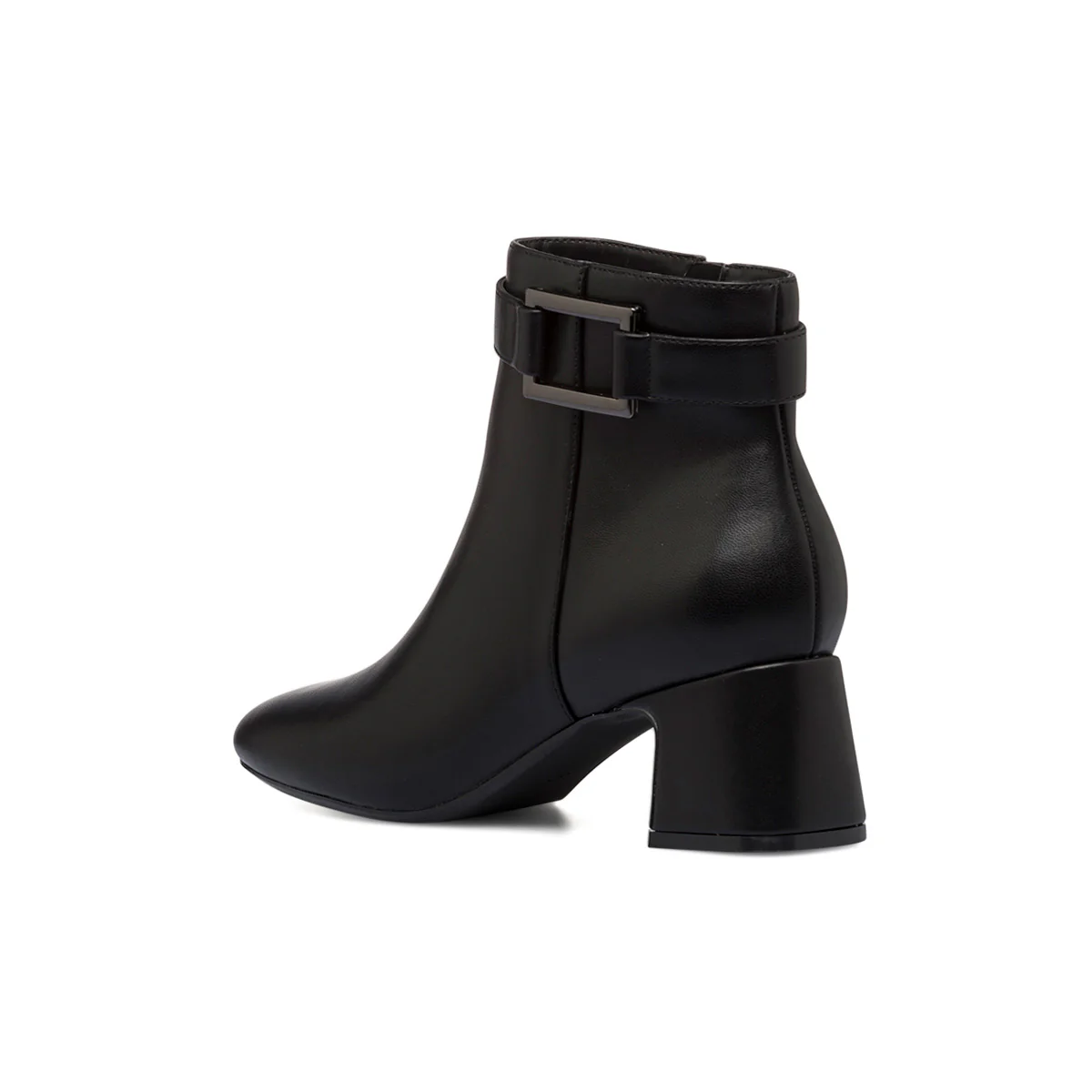Stivaletti neri da donna con tacco a blocco 6 cm e cinturino Lora Ferres - Image 3