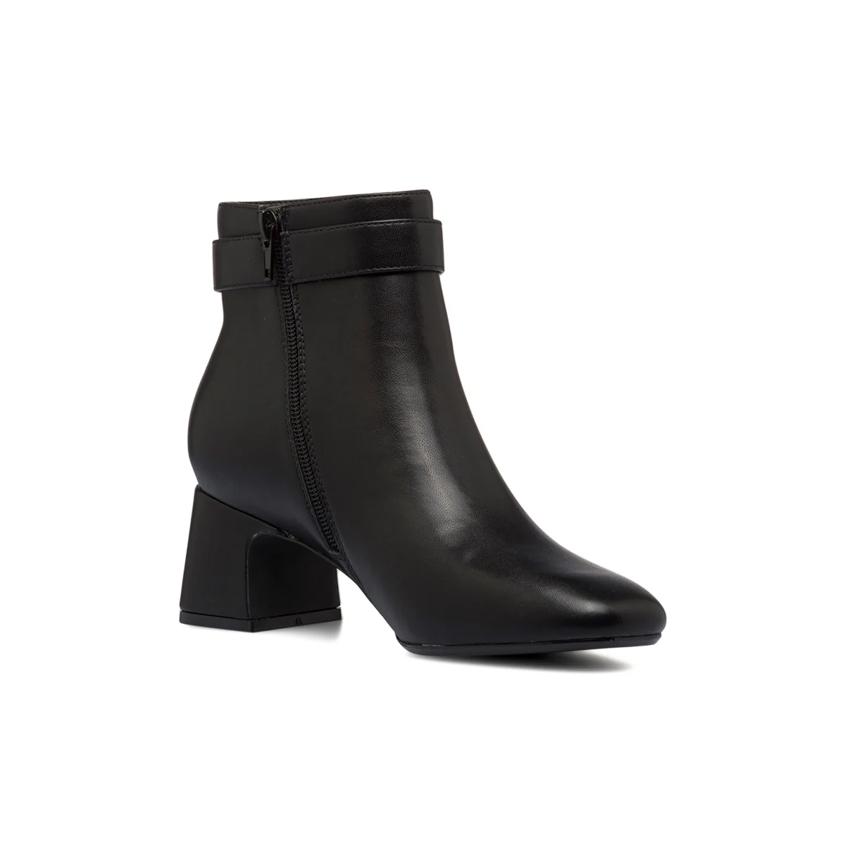 Stivaletti neri da donna con tacco a blocco 6 cm e cinturino Lora Ferres - Image 5