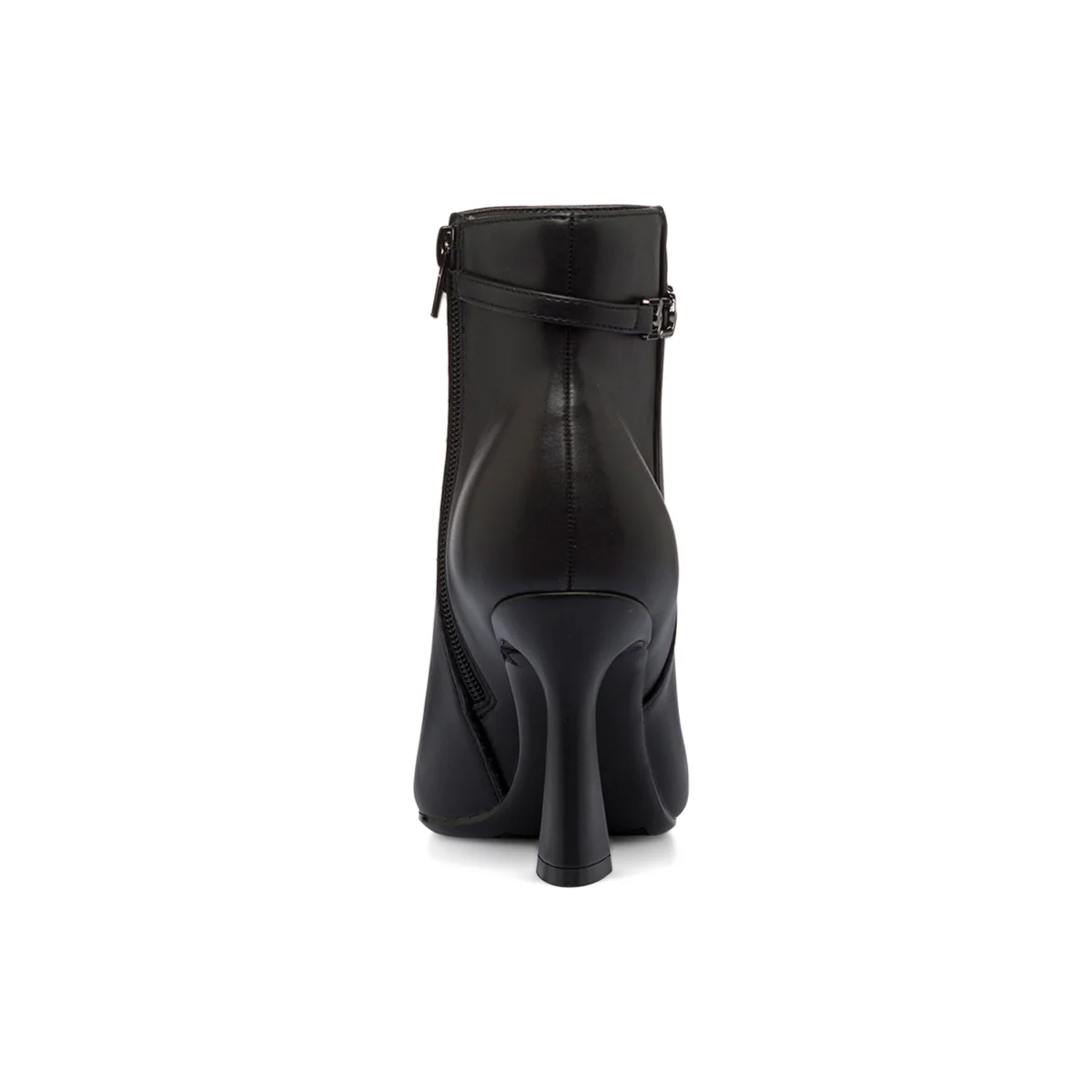 Stivaletti neri da donna con tacco a campana 9 cm e catenina Lora Ferres - Image 4