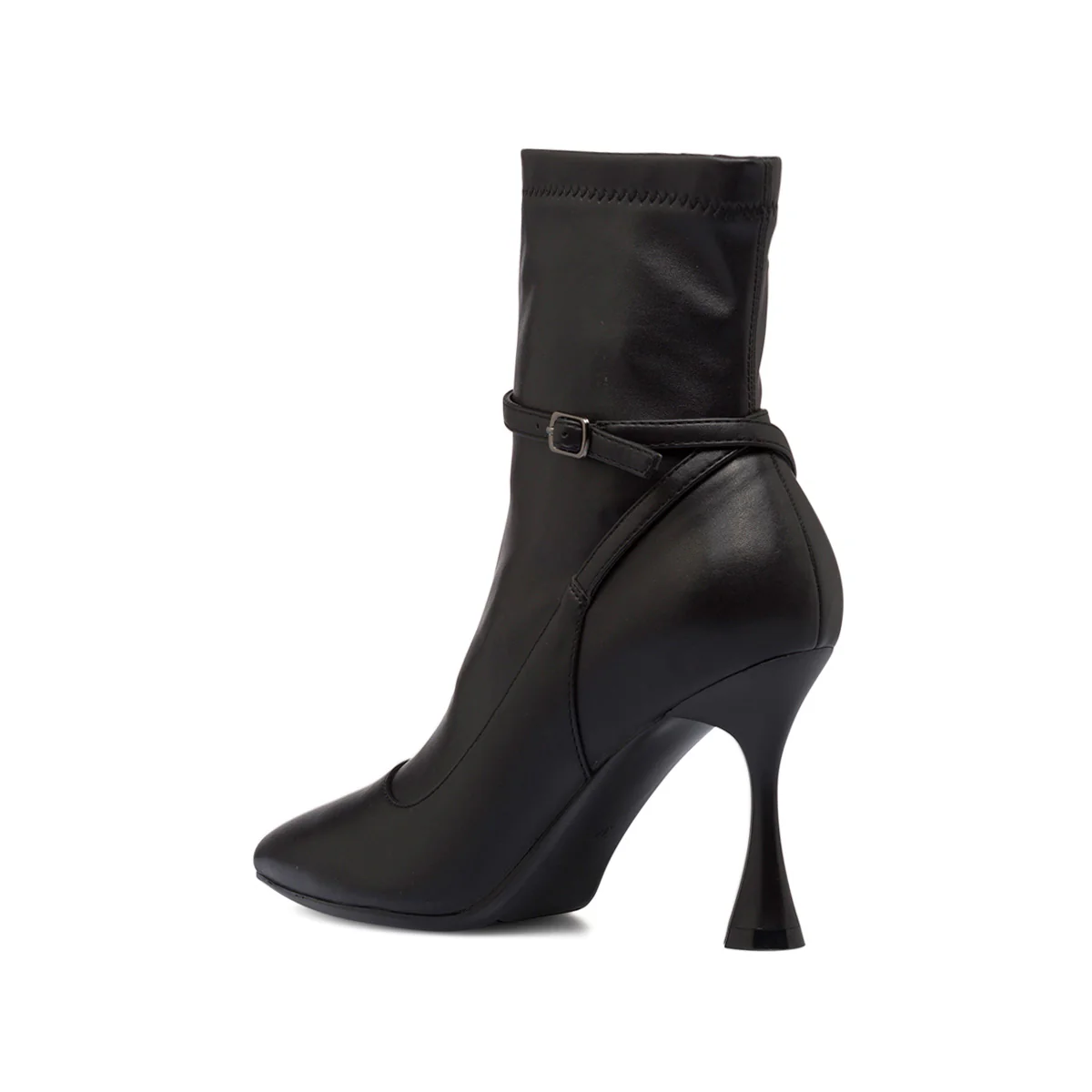 Stivaletti neri da donna con tacco a rocchetto 10 cm Lora Ferres - Image 6