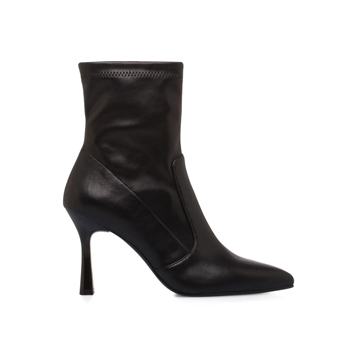 Stivaletti neri da Donna con tacco a spillo 8,5 cm Lora Ferres - Image 4