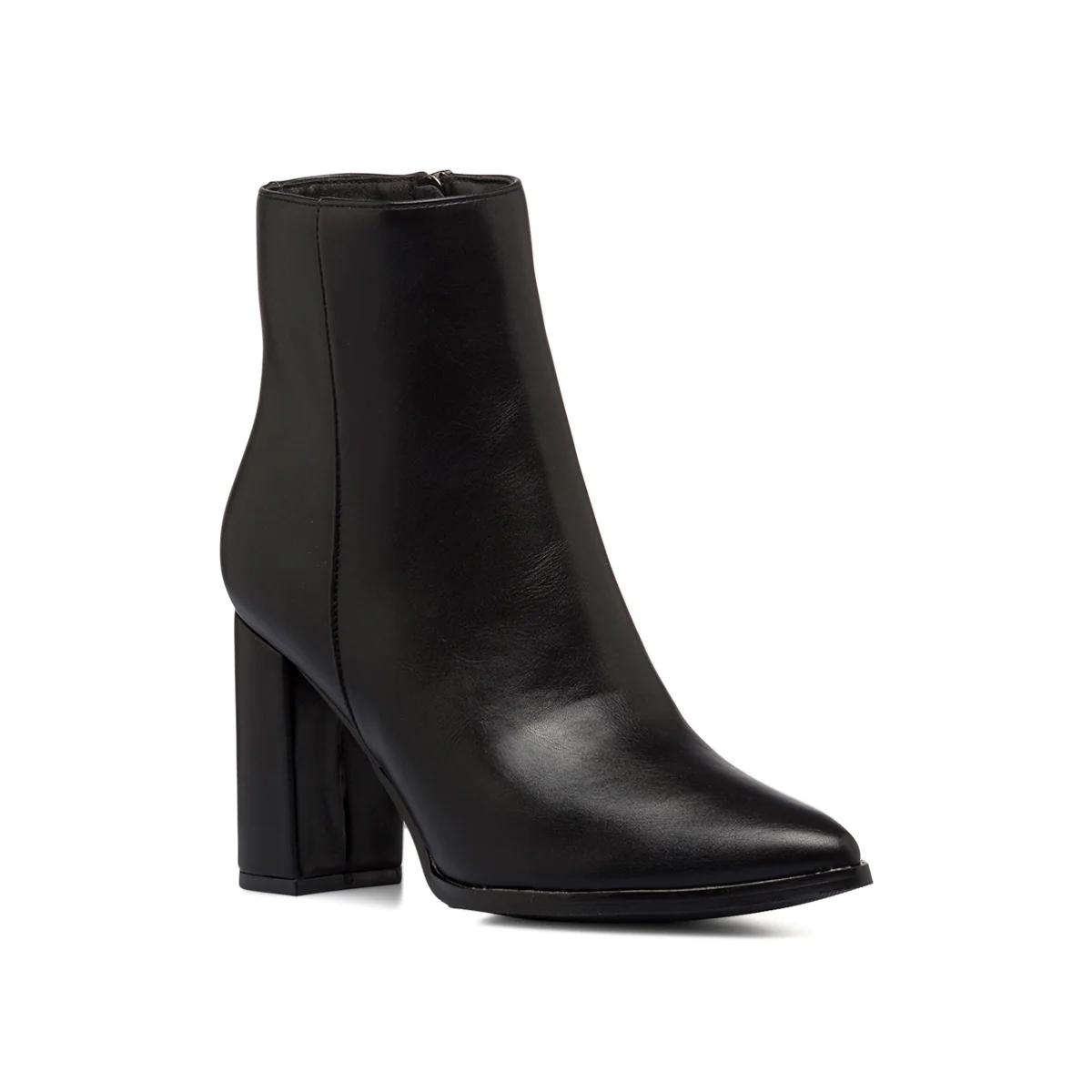Stivaletti neri da donna con zip e tacco 9 cm Lora Ferres - Image 2