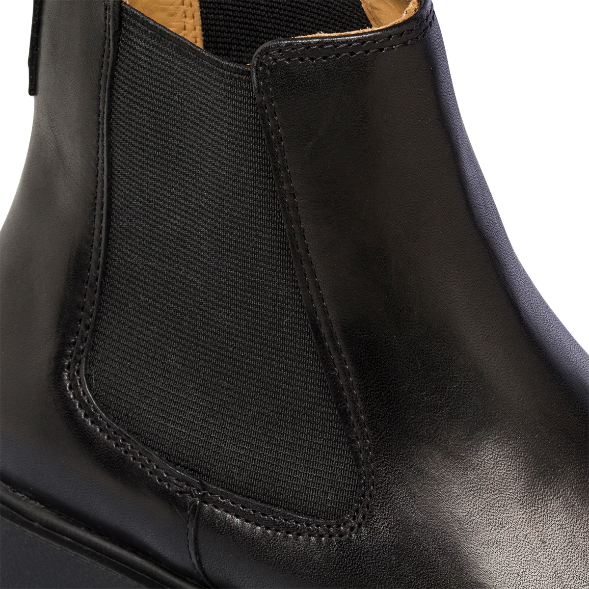 Stivaletti neri da donna in pelle con inserti elastici Geox Spherica EC1 - Image 6