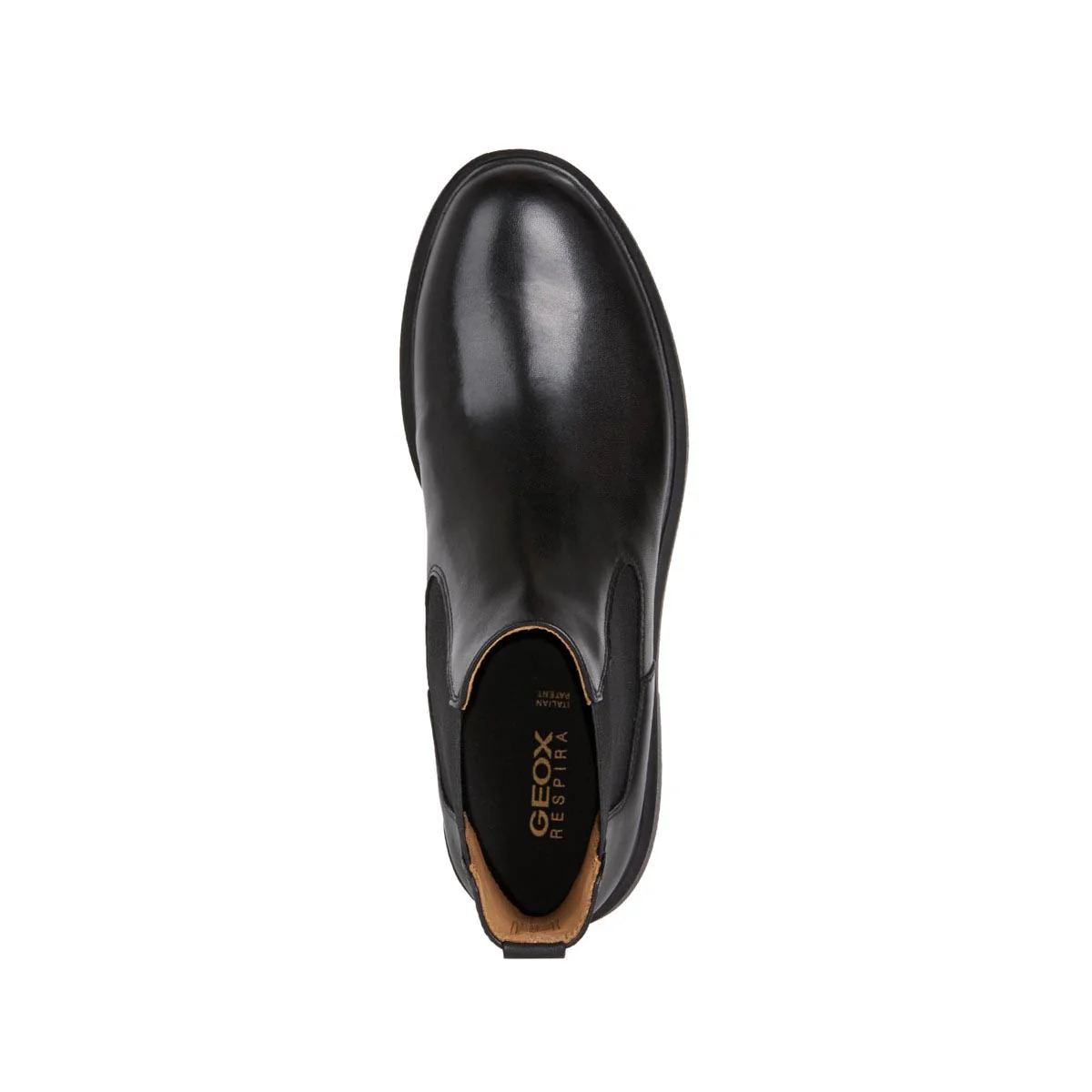 Stivaletti neri da Donna in pelle con suola traspirante Geox - Image 5