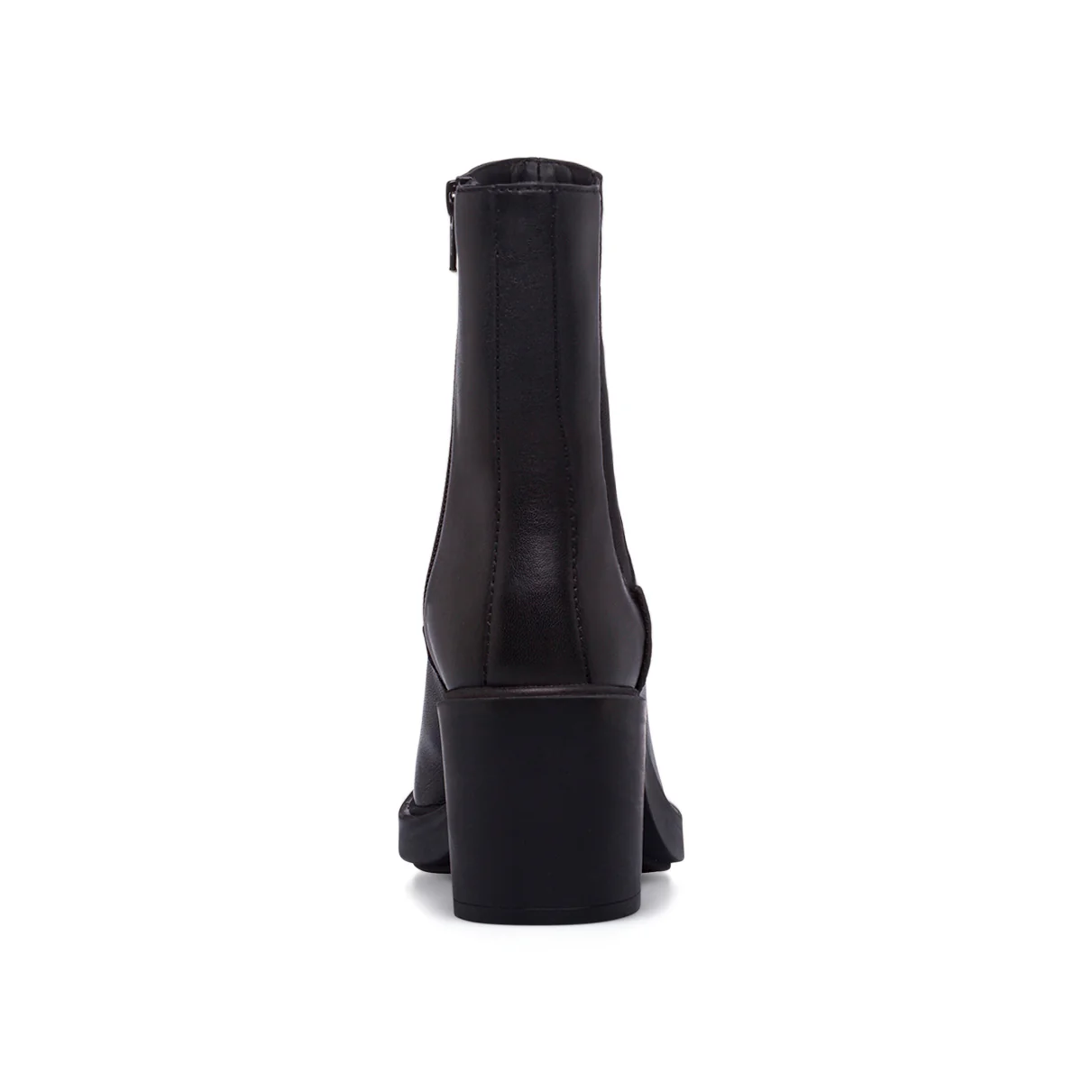 Stivaletti neri da Donna in pelle con tacco 7,5 cm Primopiano - Image 4