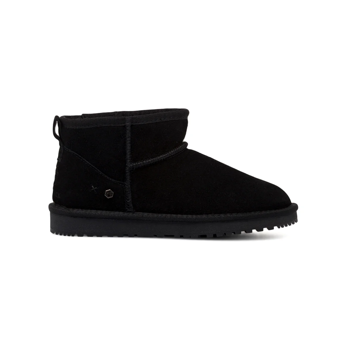 Stivaletti neri da donna in pelle scamosciata Lumberjack