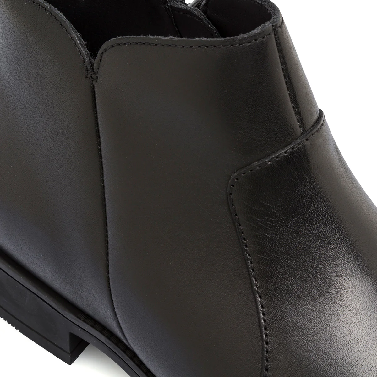 Stivaletti neri da donna traspiranti in pelle Geox - Image 6