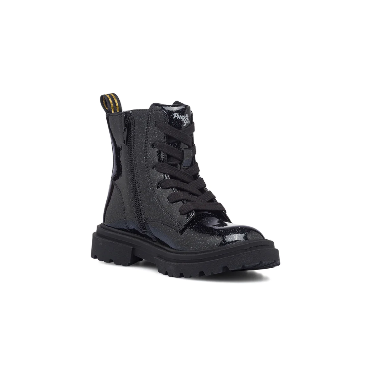 Stivaletti neri glitterati da bambina con zip Primigi Camden - Image 4