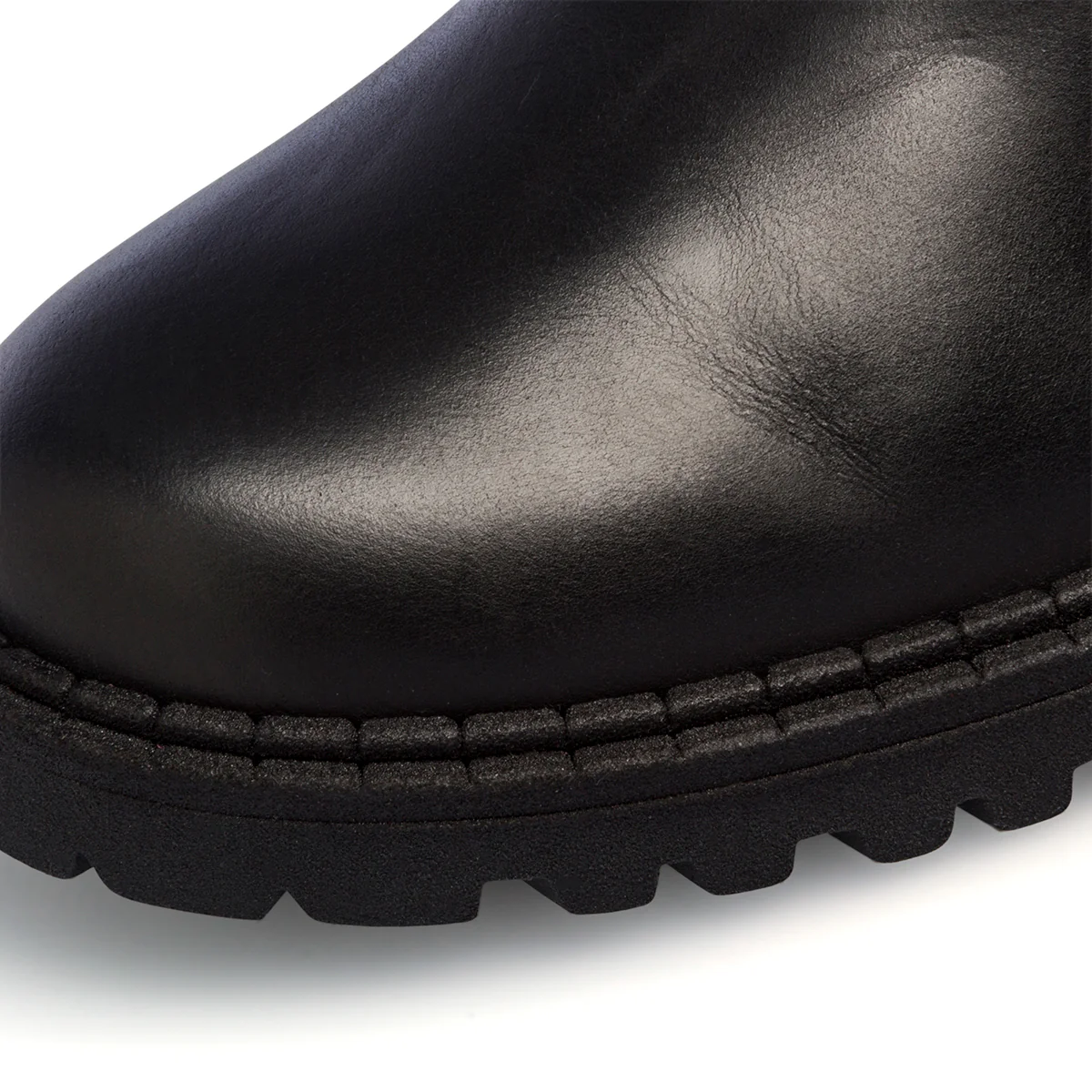 Stivaletti neri in pelle da donna con tacco 5 cm P Essentials - Image 8