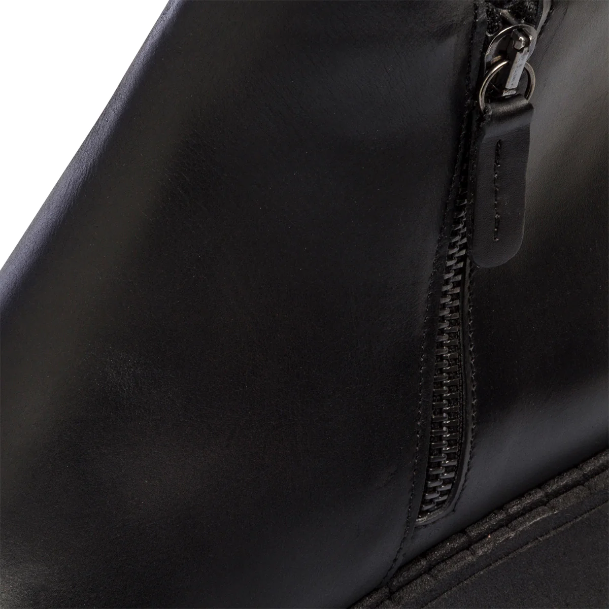 Stivaletti neri in pelle da donna con tacco 5 cm P Essentials - Image 9