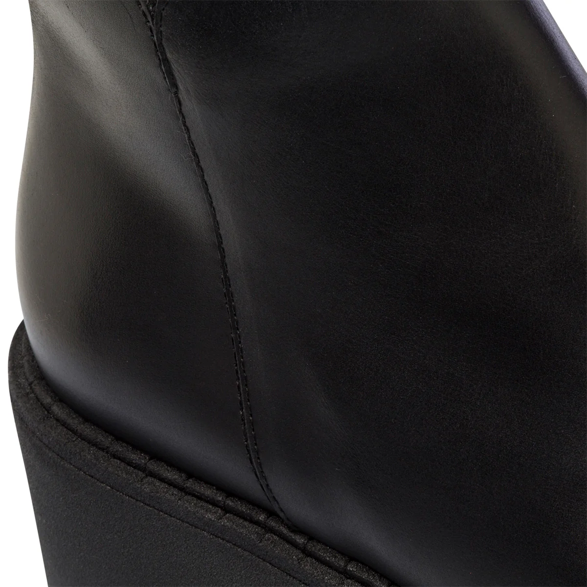 Stivaletti neri in pelle da donna con tacco 5 cm P Essentials - Image 7