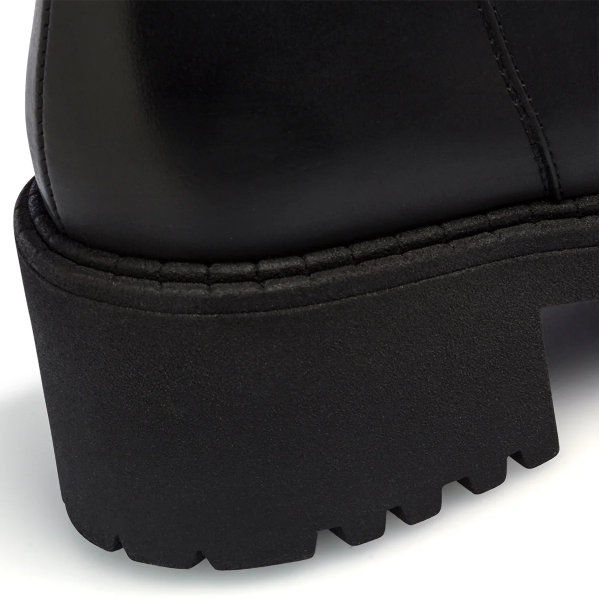 Stivaletti neri in pelle da donna con tacco 5 cm P Essentials - Image 8