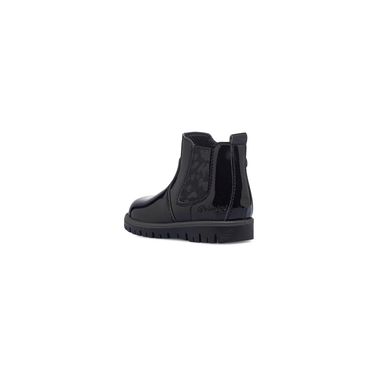 Stivaletti neri in vernice da bambina con zip ed elastico Primigi Roxy - Image 3
