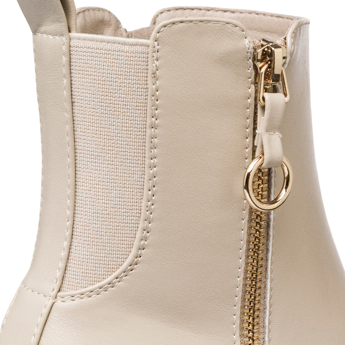 Stivaletti nude da Donna con zip e tacco 7 cm Swish Jeans - Image 6
