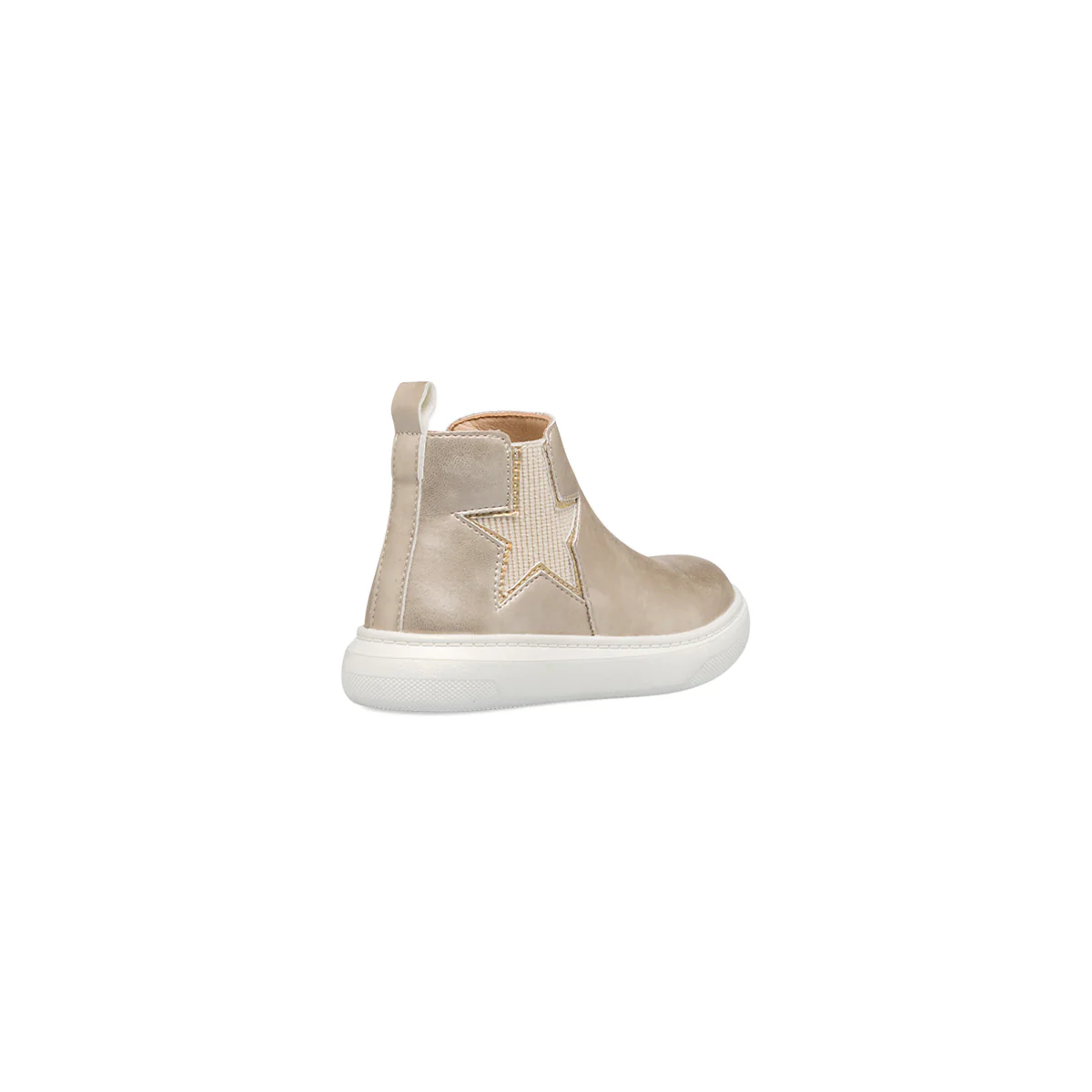 Stivaletti oro da bambina con zip e stella Le scarpe di Alice - Image 3
