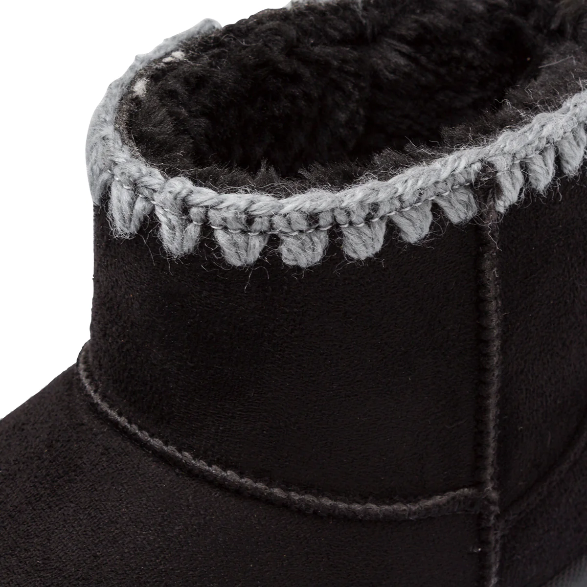 Stivaletti platform imbottiti cozy boots da bambina neri Solo Soprani - Image 5