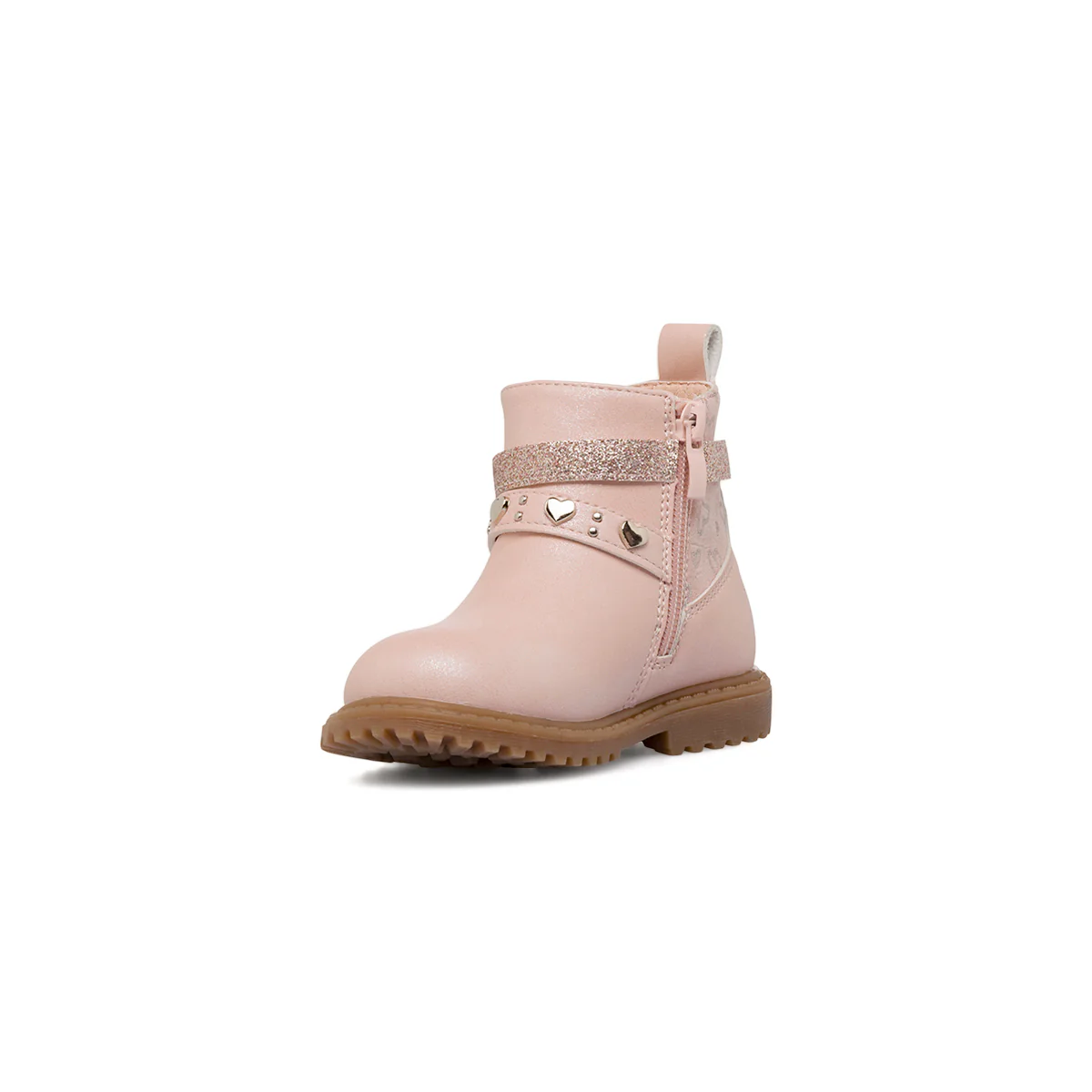 Stivaletti rosa da Bambina con glitter e cuori Le scarpe di Alice - Image 4
