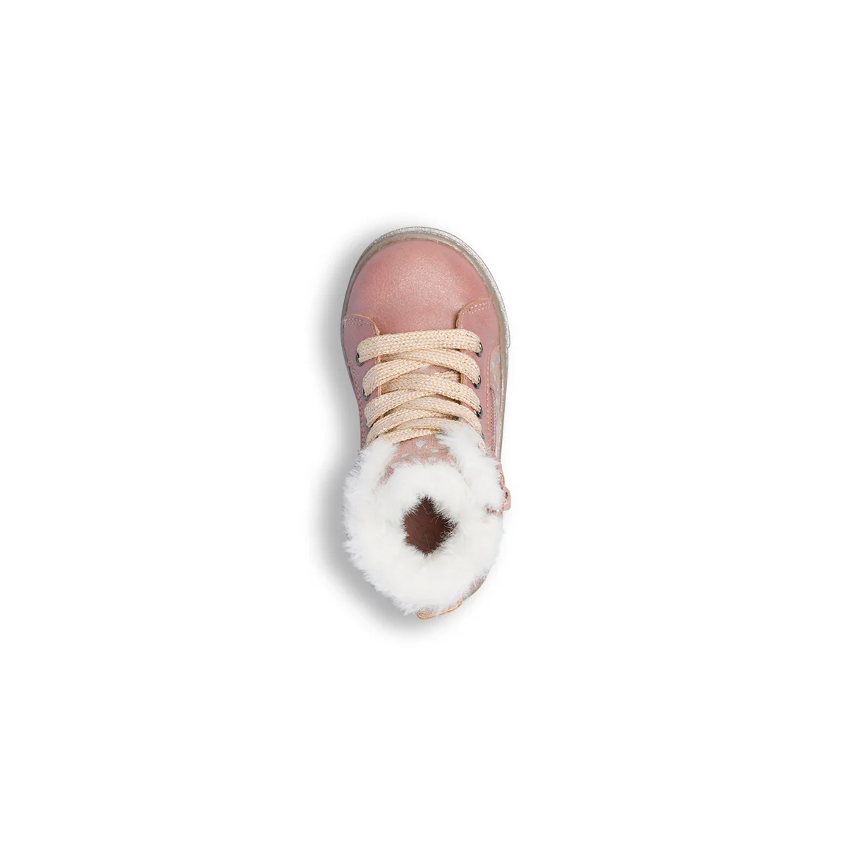 Stivaletti rosa metallizzato da bambina con imbottitura interna Le scarpe di Alice - Image 8