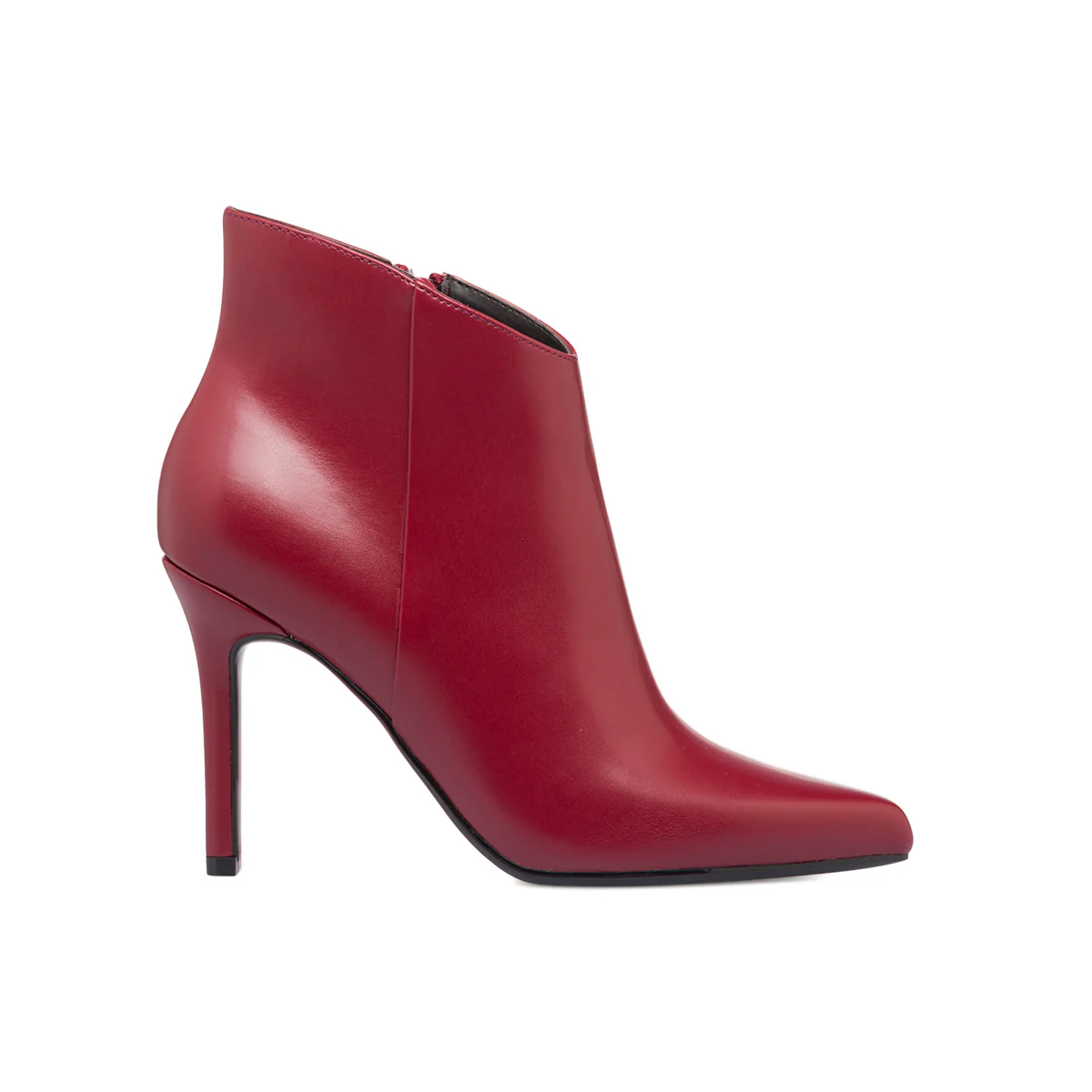 Stivaletti rossi bordeaux da donna con tacco a spillo 10 cm Lora Ferres - Image 4