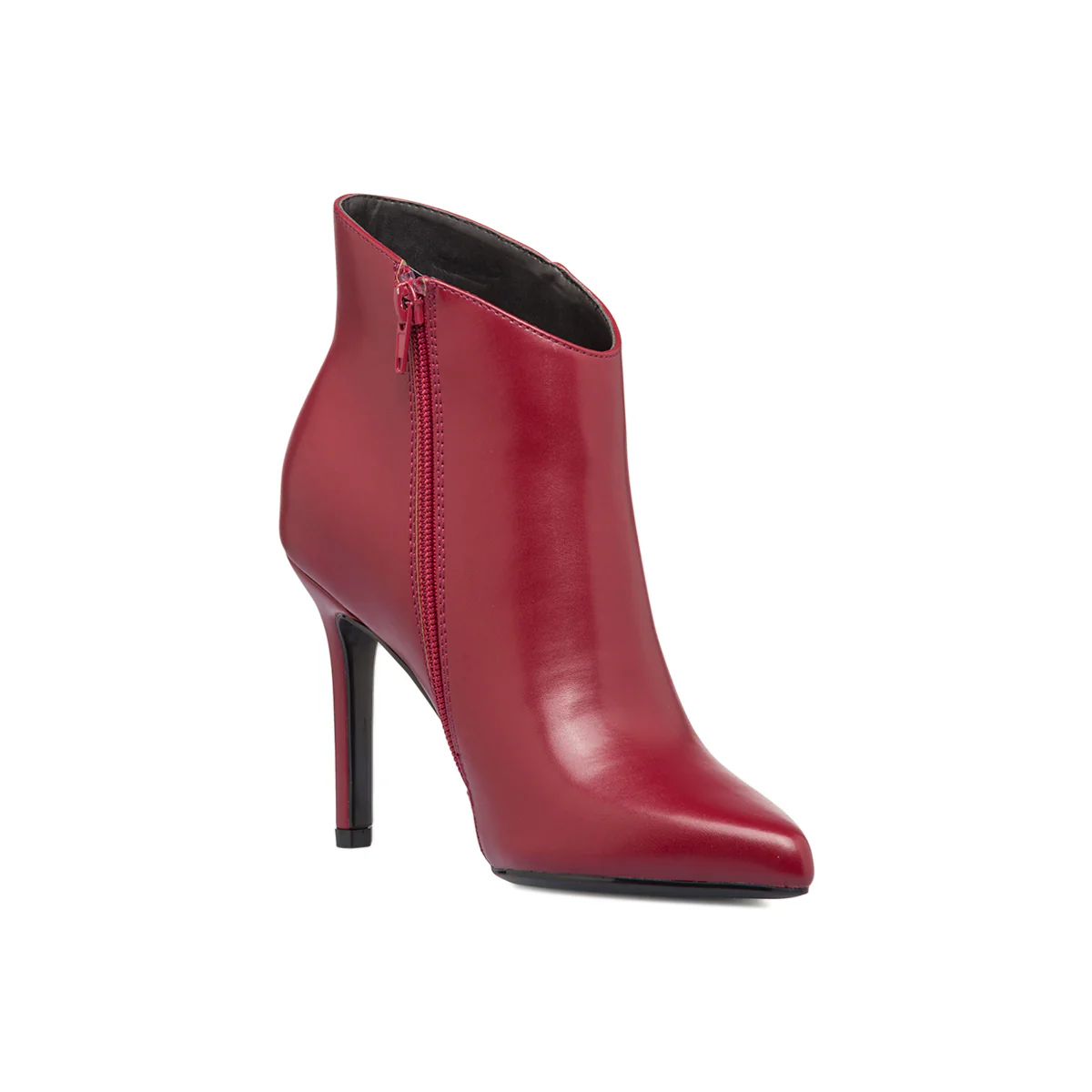 Stivaletti rossi bordeaux da donna con tacco a spillo 10 cm Lora Ferres - Image 8