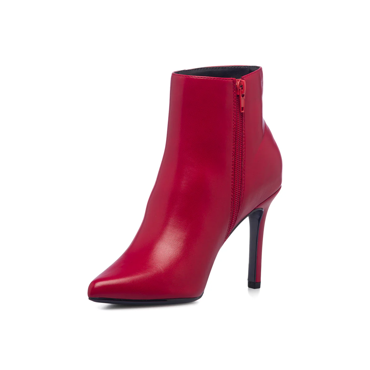 Stivaletti rossi da donna con tacco a stiletto 9 cm Lora Ferres - Image 5