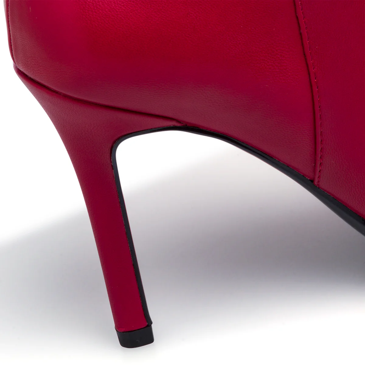 Stivaletti rossi da donna con tacco a stiletto 9 cm Lora Ferres - Image 9