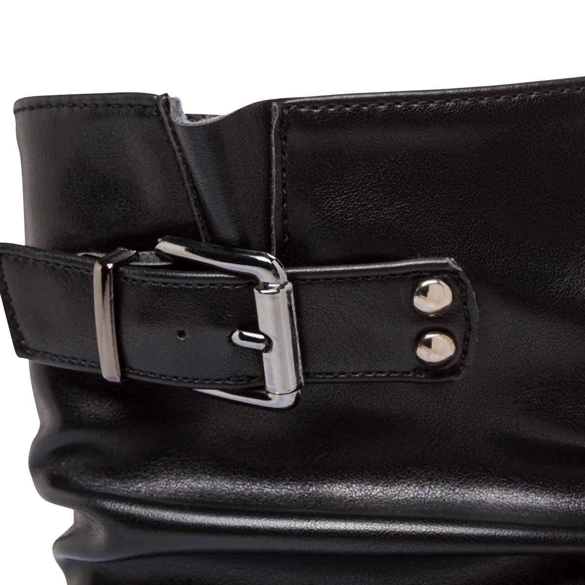 Stivaletti slouchy neri da Donna con fibbia Lora Ferres - Image 8