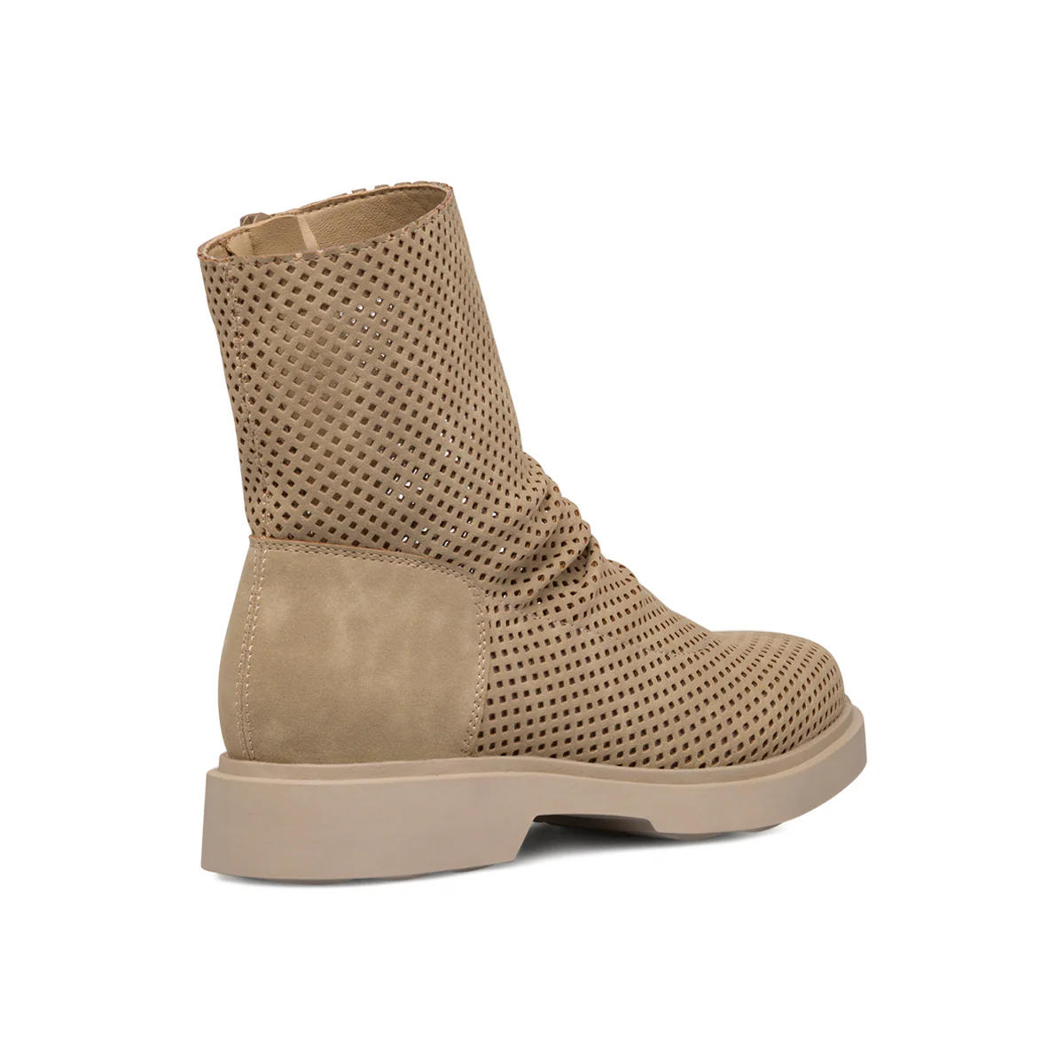 Stivaletti taupe da donna con dettagli traforati Lora Ferres - Image 3