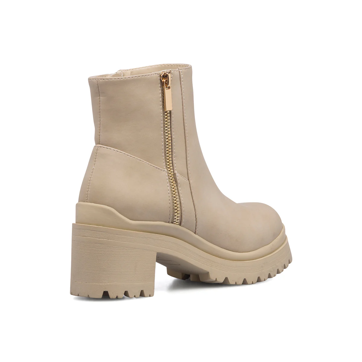 Stivaletti taupe da donna con tacco 5 cm Swish Jeans - Image 3