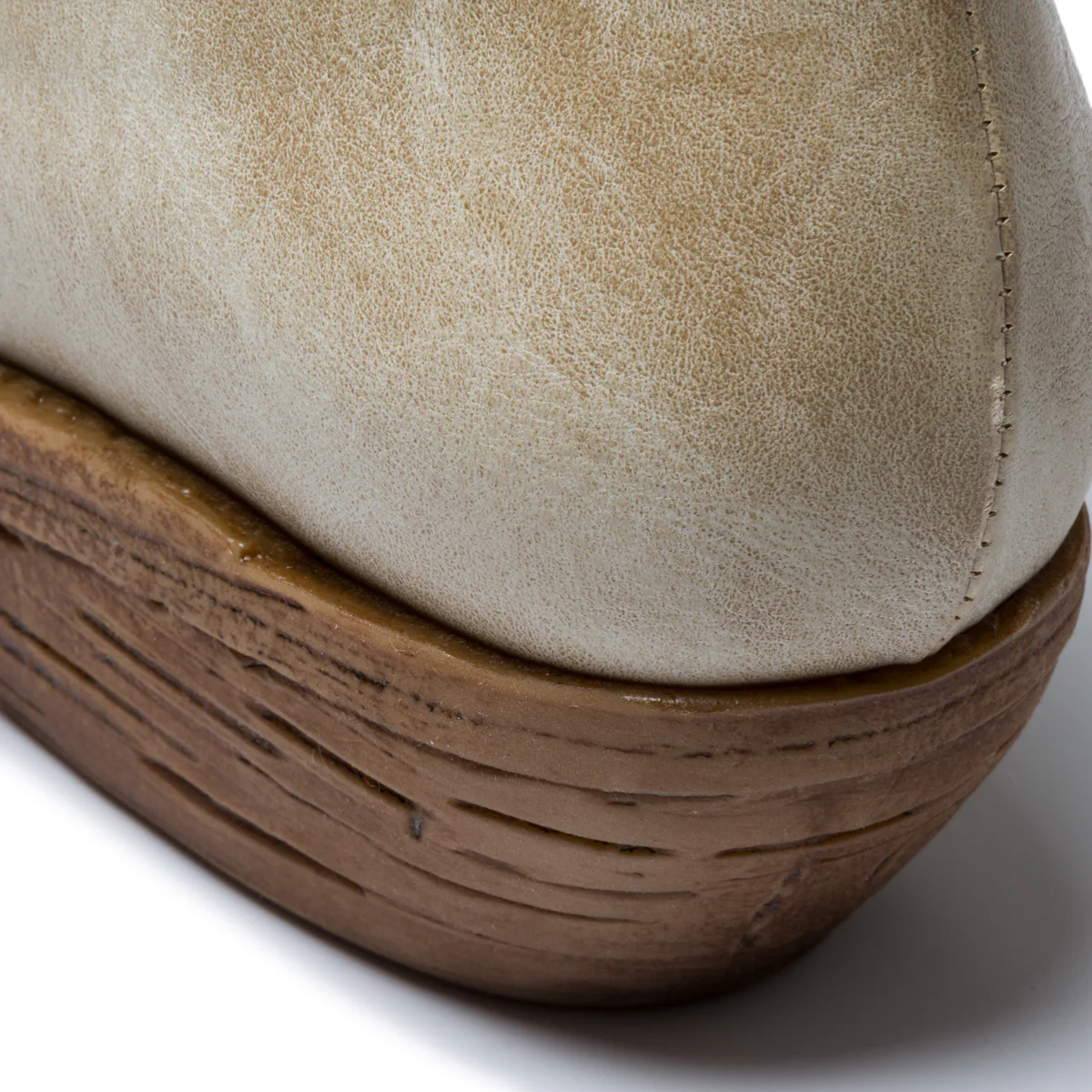 Stivaletti texani beige in similpelle scamosciata Lora Ferres - Image 8