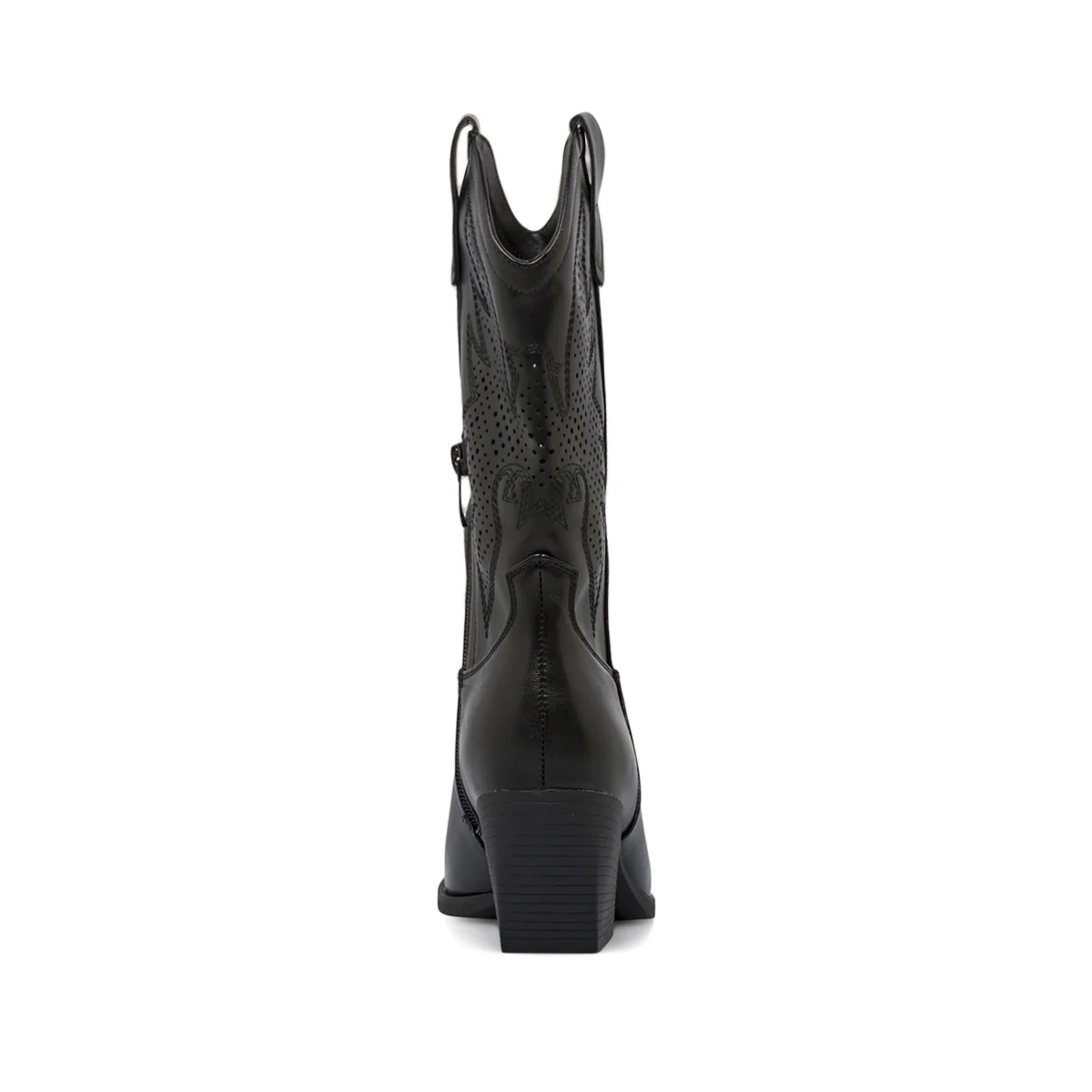 Stivaletti Texani Camperos Donna Neri con punta affusolata Lora Ferres - Image 4