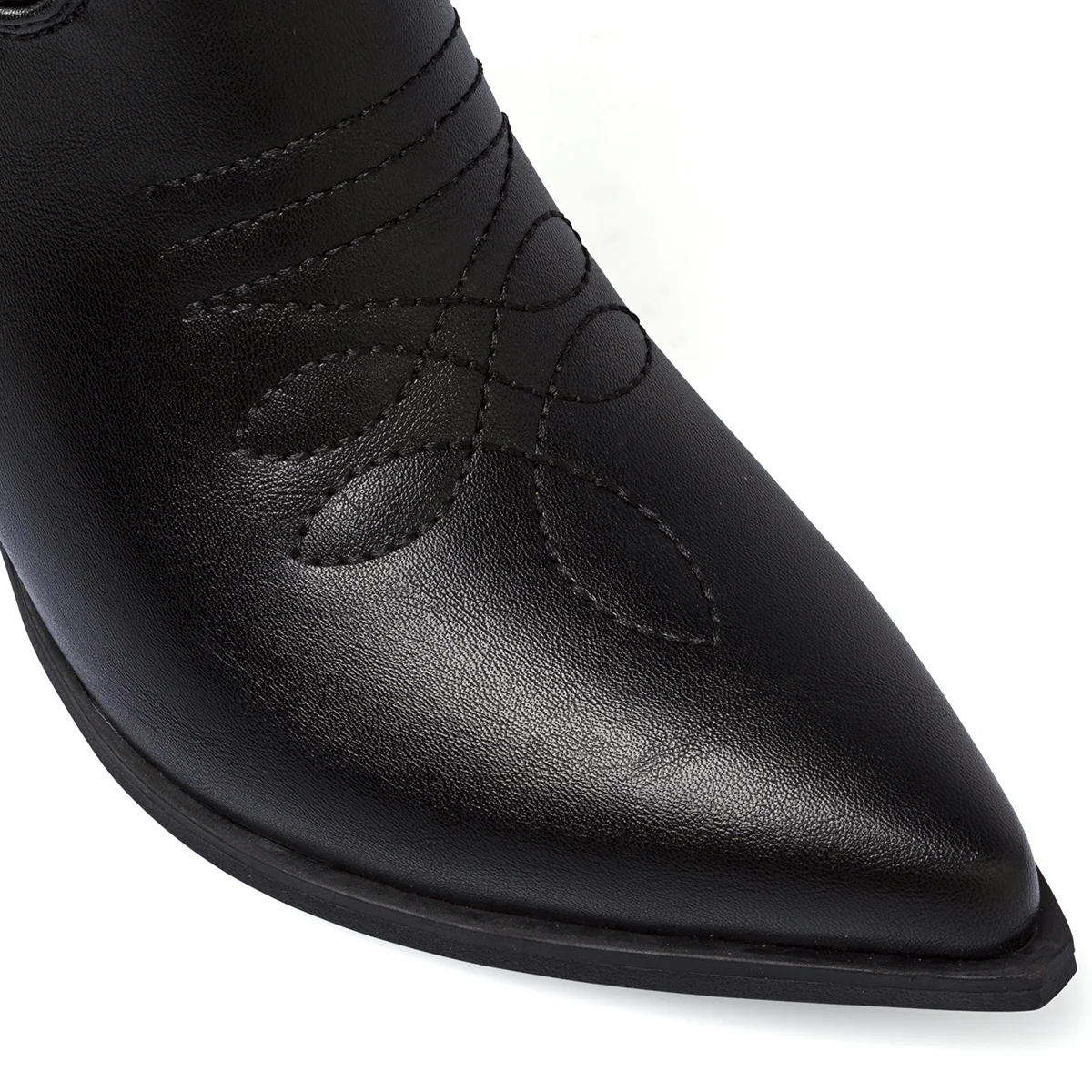 Stivaletti Texani Camperos Donna Neri con punta affusolata Lora Ferres - Image 6