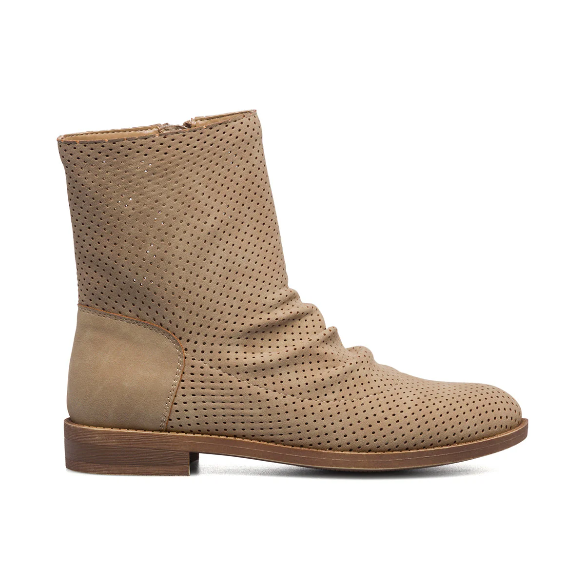 Stivaletti traforati color taupe Swish Jeans