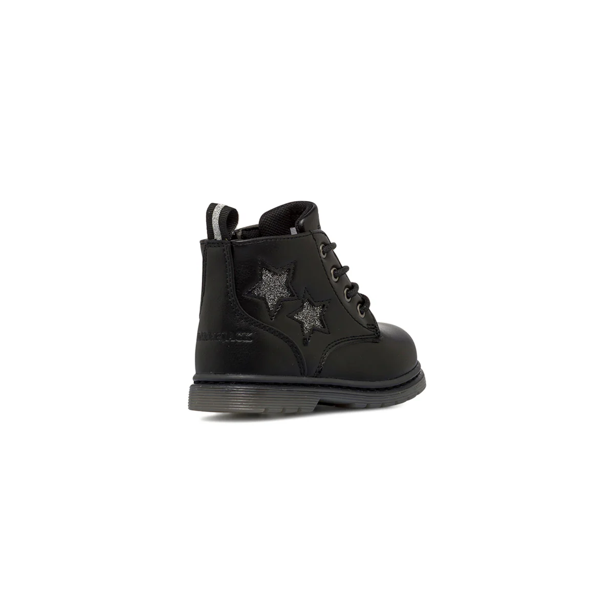 Stivaletto da bambina nero Primi passi con stelle glitter Lumberjack - Image 3